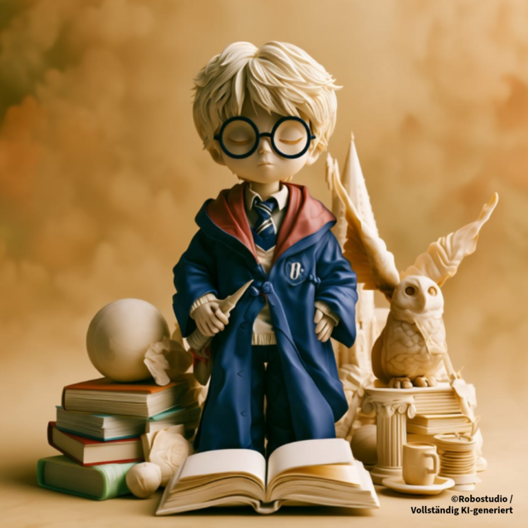 3D Harry Potter Figur, vollständig KI generiert